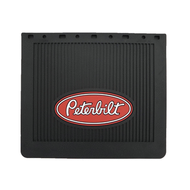 Mudflap-Fender Frt 14x16 Blk/Red