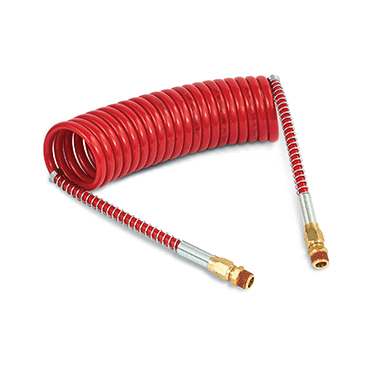 AIR HOSE RED 15" W/12" LEADS