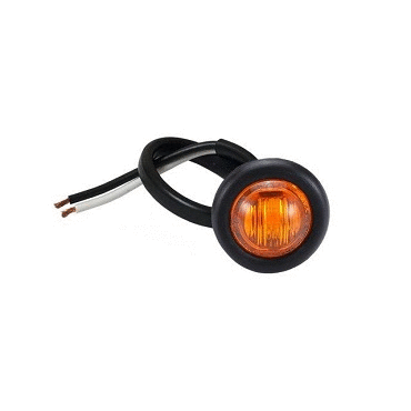 LED 3/4" MARKER LIGHT- AMBER CABLE LEAD