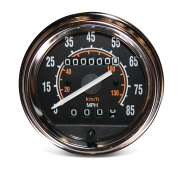 Speedometer-Mph Odom/Trip Chr Bezel