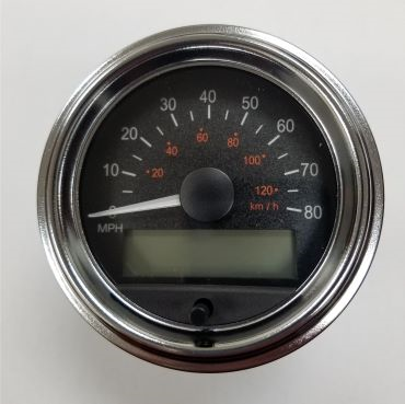 SPEEDOMETER (PB) CHROME BEZEL