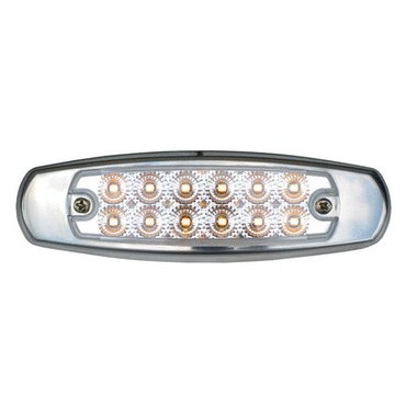 LED MRKR-CLEAR LENS/AMB DIODE
