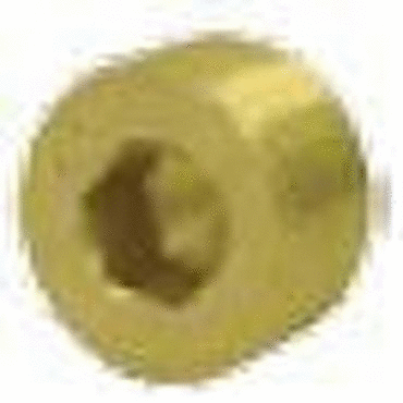 C'SUNK HEX HED PLUG  3/8TUBE