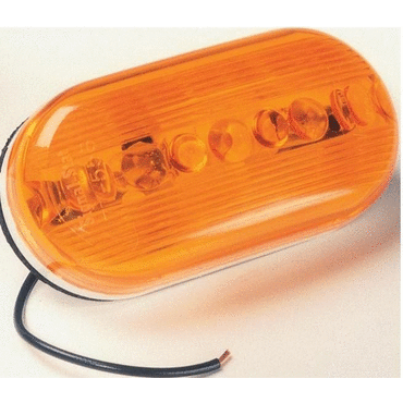 Amber Permastat Oval Clearance/Marker La