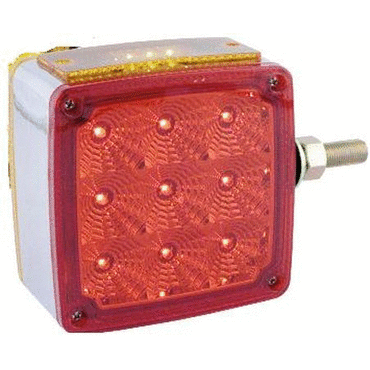 SIGNAL- STAT LED SQUARE PED,LH RED/AMBER