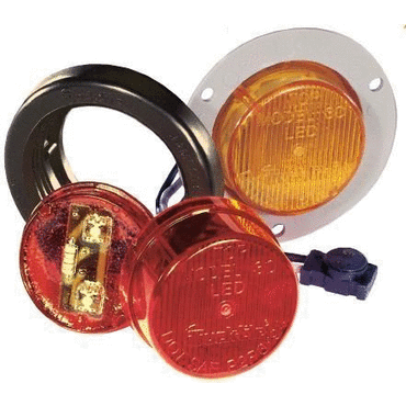 KIT-LIGHT LED MKR/CL RED 2/3DIO W/ F&P