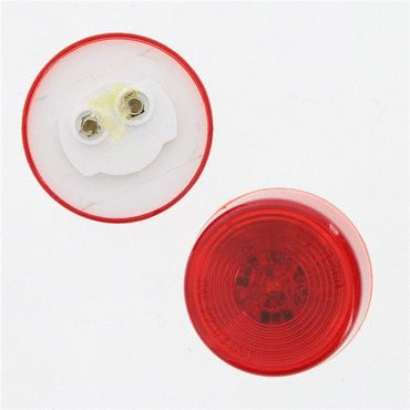 LAMP-MARKER LED 2" ROUND RED