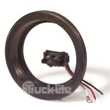 KIT-GROMMET 4" BLK INCL GROMMET & PLUG