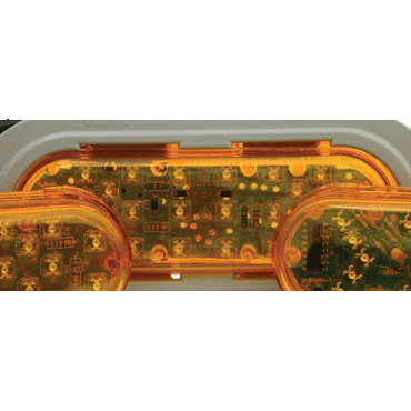 LIGHT-LED AUX T 26DIO YEL W/GRYFLG
