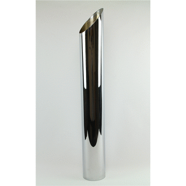 Pipe -  Stack, Exhaust - Style: Mitered - Material: Chrome - Outside Diameter (in): 5" - Length: 36"