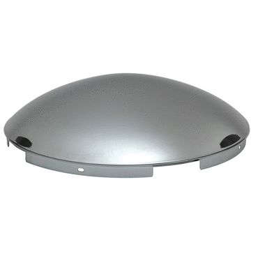 Cap-Hub-Chrome Alum-Fr Knotch