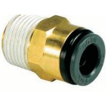 PUSH-LOCK MALE CONNECTOR 3/8 X 1/2