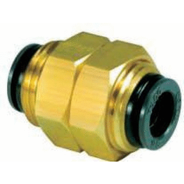 PUSH- LOCK BULKHEAD UNION 1/4