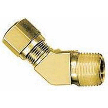 NYLON AIR BRAKE 45 DEG.ELBOW 1/2X1/2