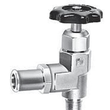 COOLANT SHUTOFF VALVE 3/8X3/8 BRASS