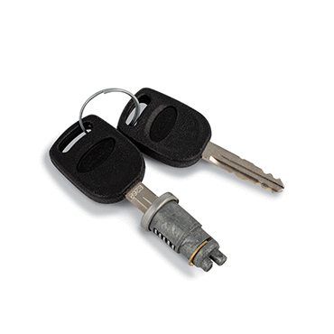 Cylinder-Ignition W/Pb Specific Key Code